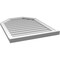 Ekena Millwork Octagonal Top Surface Mount PVC Gable Vent w/ 2"W x 2"P Brickmould Sill Frame, 26"W x 34"H GVPOT26X3403SN - alternate 4